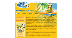 Desktop Screenshot of cloudninecoconutoil.com